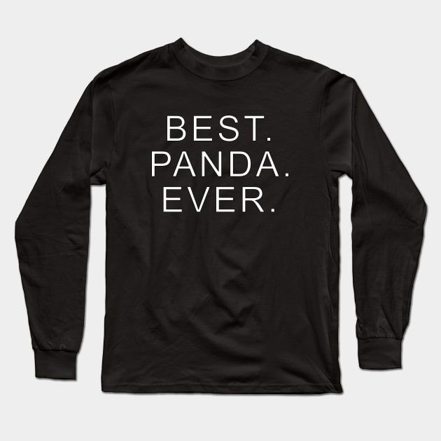 best panda ever White Long Sleeve T-Shirt by Dolta